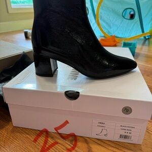 Black Patent Women's Boots